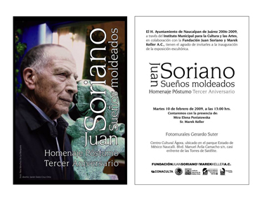 Atmósferas de Juan Soriano. Homenaje Nacional, 7 de noviembre. 